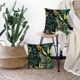thumbnail image 5 of LALILO Throw Pillow Covers Spring Green Vintage Floral Leaves And Cushion Cover 18" x 18", 2 Pack, 5 of 6