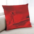 thumbnail image 1 of Ahgly Company Color Focus Red Indoor Throw Pillow, 18 inch by 18 inch, 1 of 6