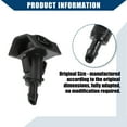 thumbnail image 7 of Unique Bargains No.28931ZW80A Windshield Washer Nozzles for Nissan Versa 2011-2014 Front ABS Plastic Pair Black, 7 of 7