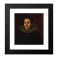 thumbnail image 2 of Follower Of Diego Rodríguez Da Silva Y Velázquez 12x13 Black Modern Framed Museum Art Print Titled - Portrait of a Woman, 2 of 5