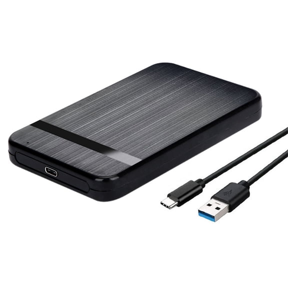 2.5-inch SATA SSD&HDD Enclosure Case USB3.0 Type-C, 5Gbps Transmission, Tool-Free for PC, Laptop, and Game Console