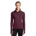 thumbnail image 1 of Sport Tek Stretch 1/2Zip Pullover (LST850) Maroon, M, 1 of 1