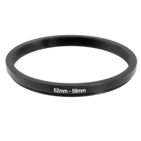 Camera Lens Filter Step - Unique Bargains Camera Parts 62mm-58mm Lens Filter Step Down Ring Adapter Black