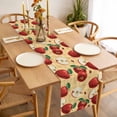 thumbnail image 3 of Farmhouse Apples Table Runner - 70 Inch Long, Kitchen Dining Table Runner Dresser Scarves, Country Tropical Fruits Watercolor Farmhouse Decor for Coffee Tables Wedding Party Banquet, 3 of 8