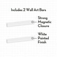 thumbnail image 6 of RiverRidge Kids 2pc Magnetic Interchangeable Art Display Bar Picture Frame - White, 6 of 11