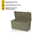 thumbnail image 2 of RTIC 145 QT Ultra-Tough Rotomolded Hard-Sided Ice Chest Cooler, Fits 195 Cans, Olive, 2 of 6