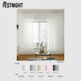 thumbnail image 2 of Festnight 2 Pcs 175*140cm Rideaux de Couleur Unie Fibre de Polyester à Oeillets Filtrant Rideaux Texturés Décontractés pour Chambre Salon, 2 of 7