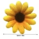 thumbnail image 2 of Cabeza de girasol artificial Simulación de cabezas de flores Ramo de fiesta de boda Accesorios de bricolaje, 100 piezas, Amarillo, 3 cm sidaley HA7119-10B, 2 of 6