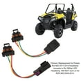 thumbnail image 4 of Headlight Conversion Wire Harness, Wearproof Stable Transmission Headlamp Conversion Wire Adapter Professional ABS Plastic  for Rzr 800 2011-2014, 4 of 8