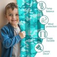 thumbnail image 3 of Blackout Kids Curtains,Light Blue Camo Classic Pattern Childrens Insulated Curtains Set Of 2,Bedroom Essentials,Toddler Room Decor 42"x84", 3 of 5
