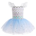 thumbnail image 6 of WIBACKER Girls Ballet Tutu Dress 2-8Y, Shiny Princess Tulle Leotard Ballerina Dance Costume Halloween Christmas, 6 of 6