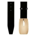 thumbnail image 4 of Gucci G Gold Tone Statement Belt Black Brushed Leather 80/32, 4 of 4