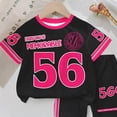 thumbnail image 7 of Kids Girl Outfits Girls Letter Print Short Sleeve Crew Neck T Shirt and Shorts Set Digital Graphic Combo for Everyday Play Black 9 Years-10 Years, 7 of 7