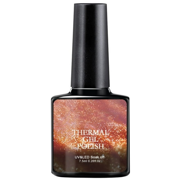 Bagmrteho Nail Gel Kits Color Edge Polish Nail Lacquer Polish Glitter Top Coat Nail Strengthened Gel Polish Full Size Bottles Heart Glitter Top Coat No Light Gel Polish Clear Nail Instant Nail