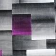 thumbnail image 7 of Masada Rugs Modern Contemporary Round Area Rug, Purple Grey Black (5 Feet X 5 Feet) Round, 7 of 7
