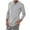 Mens Shirts Gray, variant on Casual T Shirts for Men with Pocket Long Sleeve Button Crewneck T-Shirts Mens Basic Solid Pullover Slim-Fit Loungewear Athletic Workout Tees Tops