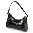 thumbnail image 1 of OUSITAID Women Shoulder Bag Retro Classic Tote HandBag Crocodile Pattern Clutch Purse with Zipper Closure, 1 of 6