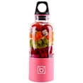 thumbnail image 1 of Portable Blender With Handle Personal Size Blender Rechargeable USB High Speed Fresh Fruit Mixer Mini Juicer Cup Bottles Pink, 1 of 5