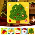 thumbnail image 1 of Crafting Kit,Embroidery Yarn Painting Materials,Christmas Handmade Sewing Supplies,DIY Home Decor,Art Craft Project Kit,Portable Foldable Design,Wooden Storage Box,For Bedroom Crafting, 1 of 9