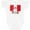 AA-White, variant on Inktastic Peruvian Soccer Boys or Girls Baby Bodysuit