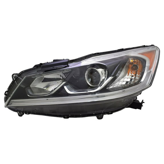 Replacement TYC 20-9728-90-9 Driver Side Headlight for 16-17 Honda Accord Fits 2016 Honda Accord