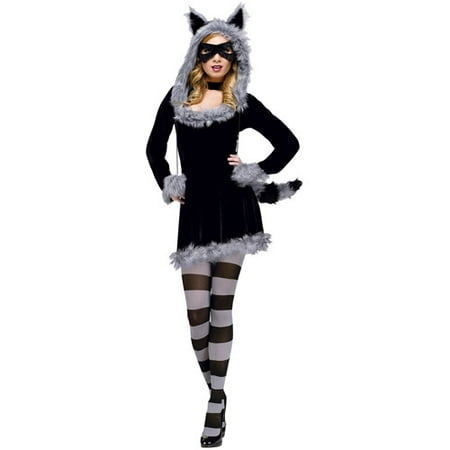 Racy Raccoon Adult Halloween Costume