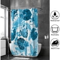 thumbnail image 4 of FREEAMG Bath Curtains Shower Curtain Tropical Exotic Jungle Palm Leaves Bathroom Waterproof Machine Washable 60x72in, 4 of 6