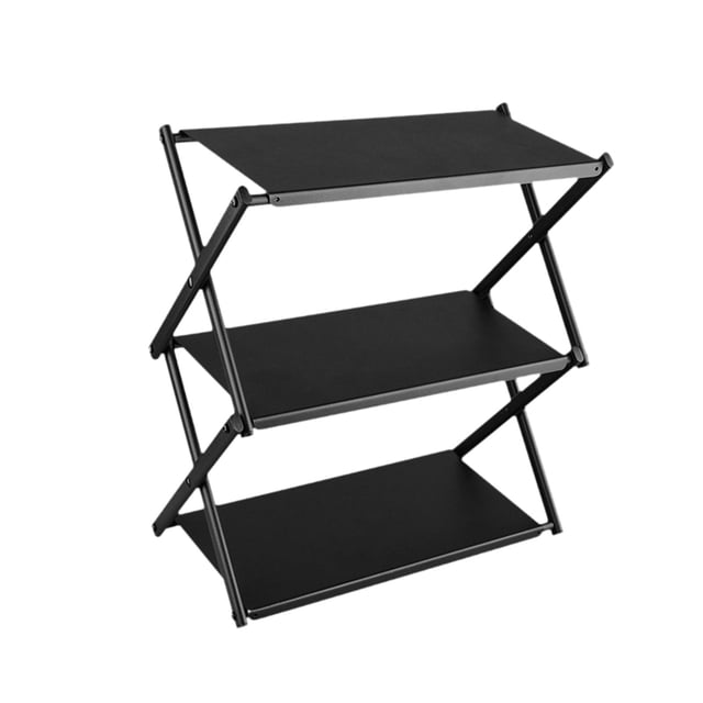 Estante de almacenamiento plegable para acampar, estante de almacenamiento multifunción para organizar escritorios, fiestas, picnics al aire libre,