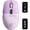 Purple, variant on Q1 Smart Wireless Mouse, BT 2.4G Silent Rechargeable Type-C, LED Display 6 Buttons Portable Office Gaming Mouse for Laptop Desktop, 3 Colors