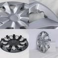 thumbnail image 3 of 14" Silver Hubcaps/Wheel Covers for Most Cars,Set of 4 Snap on Car Truck SUV Hub Cap,PP Material, 3 of 8