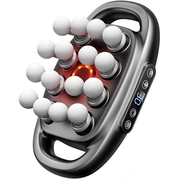 Veloreva Pro Massager,16 Head Massage Gun,3 Modes - 30 Intensities Ultra-Quiet Design,Large Massage Area and Strong Load-Bearing Capacity