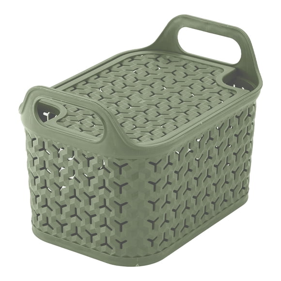 Canasta Verde Polycar 5L c/tapa