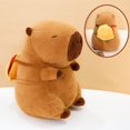 thumbnail image 1 of Poupée Capybara Véritable Poupée Jouet en Peluche Oreiller Cadeau d'Anniversaire Célébrité Internet Ragdoll DMH, 1 of 7