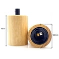 thumbnail image 3 of Portalámparas de madera maciza con tornillo E27, candelabro de madera para cafetería, dormitorio, restaurante, portalámparas de madera creativa, 3 of 6