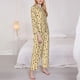 thumbnail image 3 of Balery Vintage Keys Conjunto de Pijama con Estampado para Mujer, Conjunto de Dos Piezas con Manga Larga, Ropa de Dormir Suave con Bolsillos, Pijamas Cómodos-Medium, 3 of 7