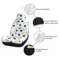 thumbnail image 6 of Pofeuu Turtles And Corals Print Automotive Car Seat Covers Flat Cloth Full Set Seat Covers,Car Seat Covers front seats for Cars Trucks and SUVs-2 PCS, 6 of 9