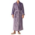 thumbnail image 5 of Kaemgyyd Fleece Maxi Robes for Women Plush Soft Cozy Belted Bathrobe Fuzzy Warm Lightweight Sleepwear with Pockets, 5 of 5