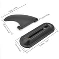thumbnail image 2 of Amdohai Detachable Side Fin with Base for Long Board Surfboard Paddleboard, 2 of 8