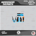thumbnail image 2 of Kalair GFX Graphics Kit for Kayo K6EFI 250 Dirt Bike (2021+) Warrior Series, 2 of 5
