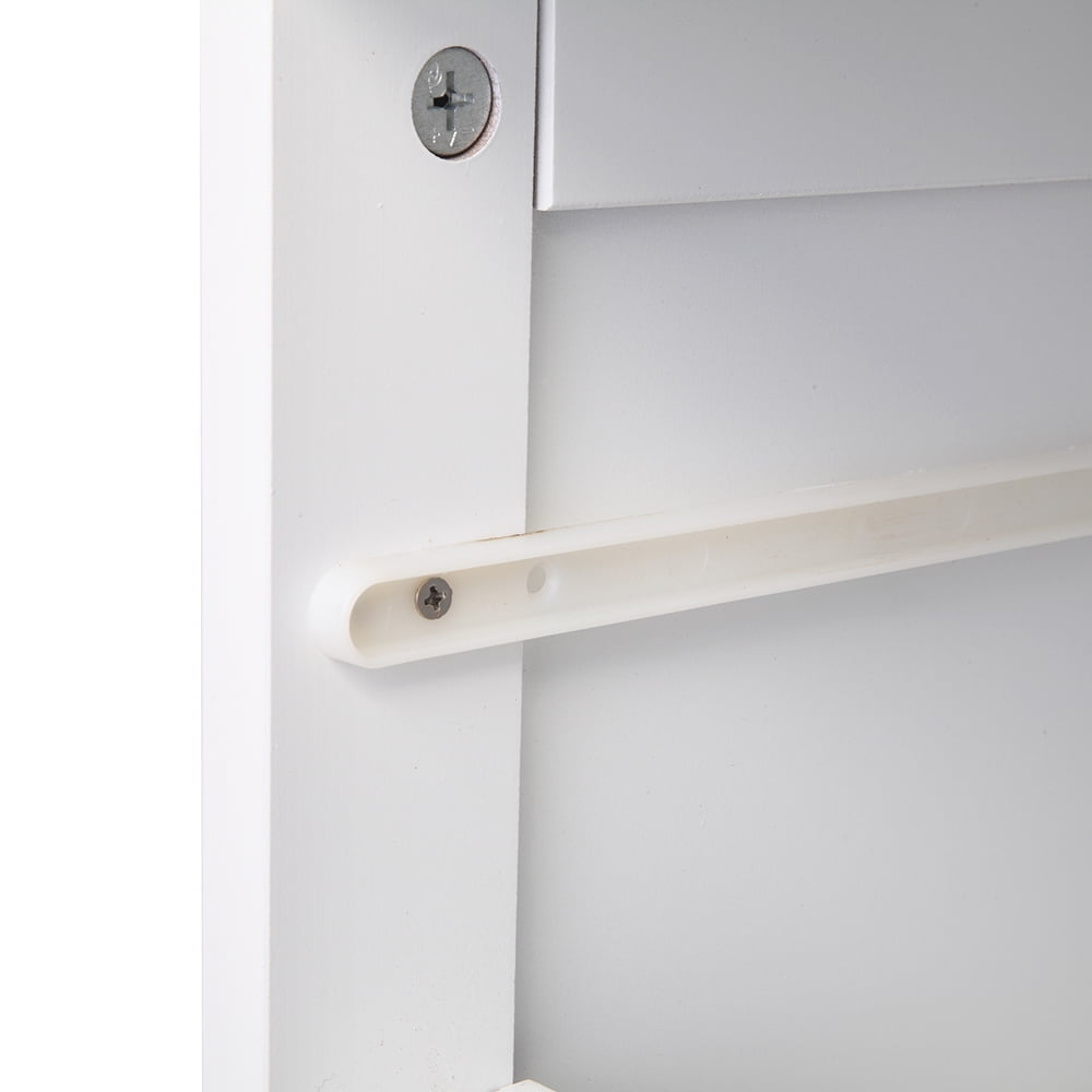 4 Drawers Storage Cabinet White