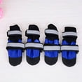 thumbnail image 4 of GASTROPOD 4Pcs Dog Shoes Non-Slip Sole Dog Boots & Paw Protectors Comfortable Dog Boots for Winter Soft Dog Rain Boots 10x5.5x5cm,Blue, 4 of 4