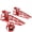 Red, variant on S-HOME Auto Car Truck Service Ramps Lifts with Pedal 2 Pack Compatible Hydraulic Garage Lift with 5 Ton Capacity,Red