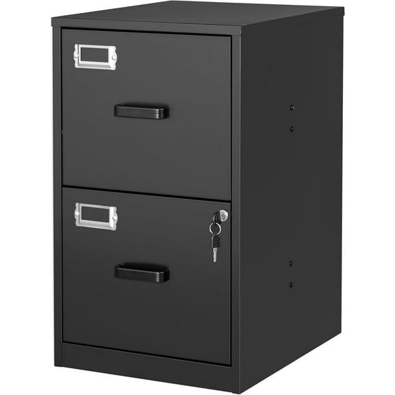 2 Drawer File Cabinet with Lock Vertical Filing Storage Cabinet Office Home Steel Vertical File Cabinets for Letter Size File Cabinet Locked,Assembly Required