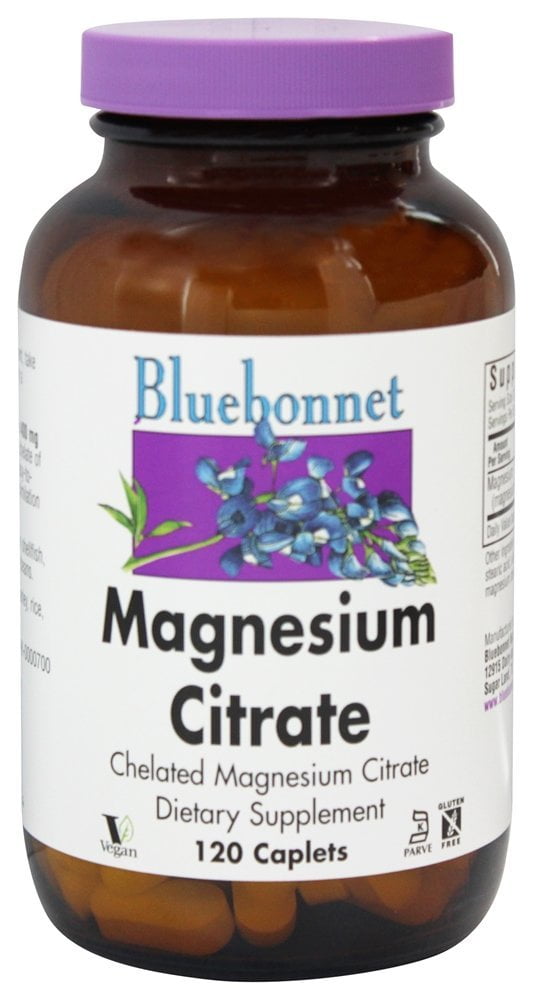 Nutrition Magnesium Citrate Chelated 400 mg. 120 Caplets