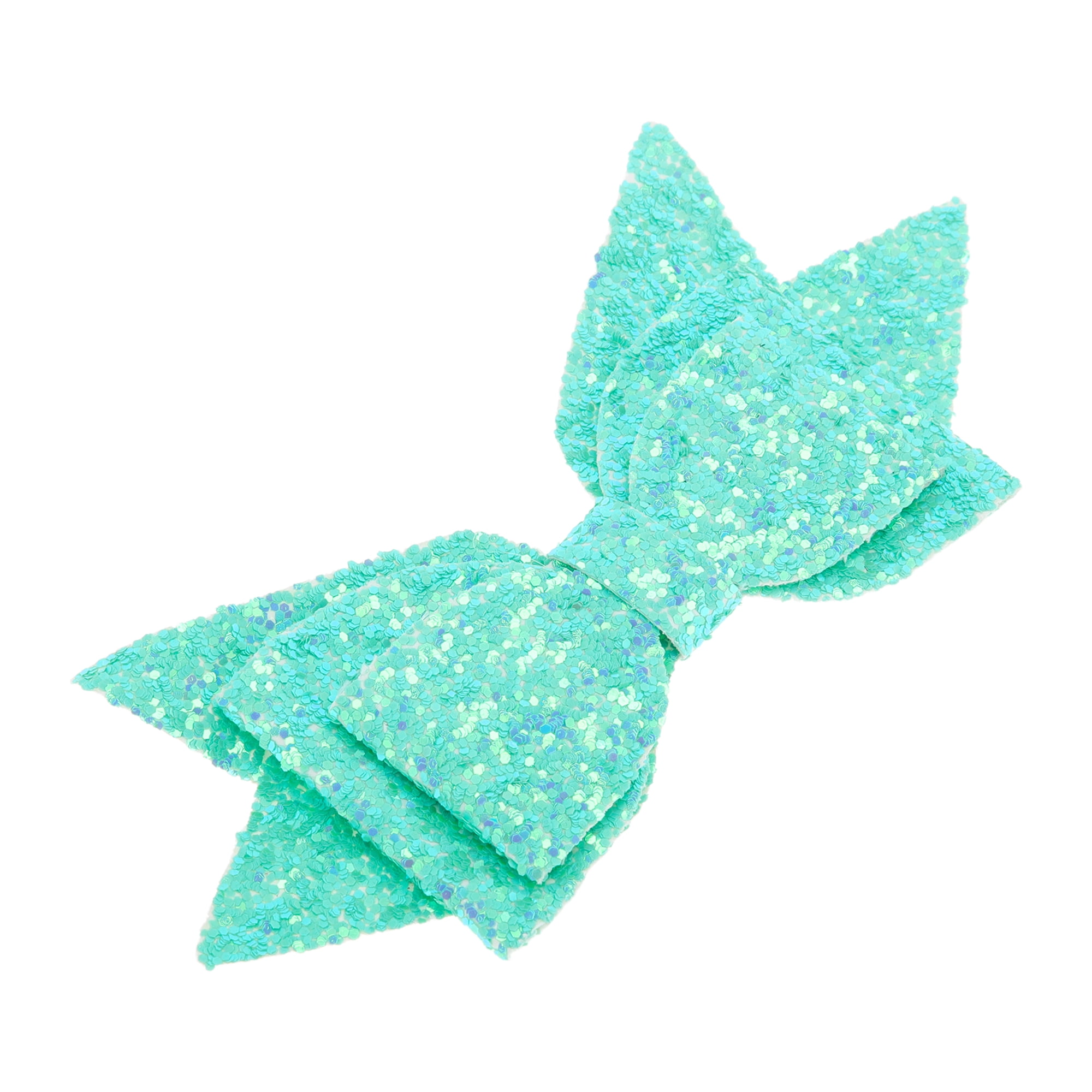 Unique Bargains 1Pc Shiny Bow Home Decoration Drinkware Accessory Green