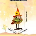 thumbnail image 3 of Figurita de Pájaro Ganfancp Hoja de Arce Calabaza Colgante 2X Adorno, 3 of 3
