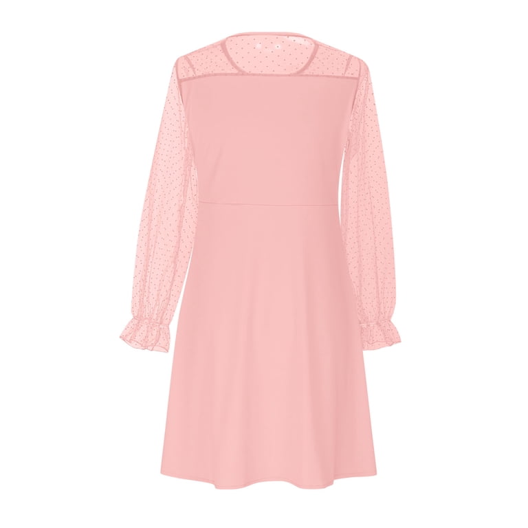 pink graduation dress with sleeves Pink A-Line Short Sleeves Homecoming Dresses