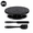 Turntable Spatula Set-3pc, variant on Black Cake Decorating Turntable Set, 360° Rotating Cake Stand with Spatulas & Icing Smoother Tools, Non-Slip Baking Turntable Kit for Cake Frosting, DIY Baking, and Dessert Decoration