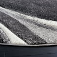 thumbnail image 3 of Safavieh Hollywood Dalton Abstract Area Rug, Gray/Ivory, 8' x 8' Round, 3 of 11