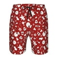 thumbnail image 3 of Zufioo Red Christmas Cheer. for Men's Casual Beach Shorts, Sports Fitness Quick-drying Drawstring Shorts with Pockets for Home Wear-XX-Large, 3 of 6